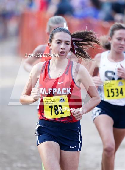 Thumbnail 3 in CIF State Cross Country Championships (Girls D1 Race) photogallery.