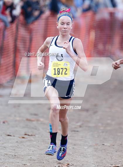 Thumbnail 2 in CIF State Cross Country Championships (Girls D1 Race) photogallery.