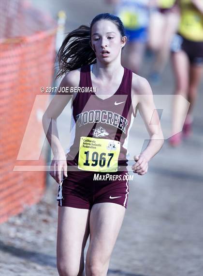 Thumbnail 1 in CIF State Cross Country Championships (Girls D1 Race) photogallery.