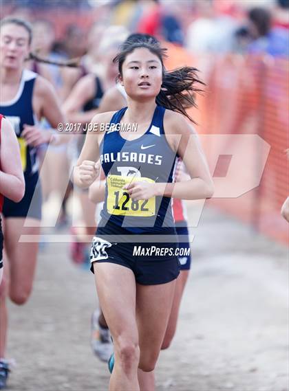 Thumbnail 3 in CIF State Cross Country Championships (Girls D1 Race) photogallery.