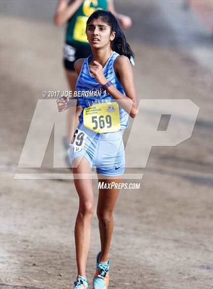 Thumbnail 1 in CIF State Cross Country Championships (Girls D1 Race) photogallery.