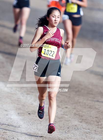 Thumbnail 2 in CIF State Cross Country Championships (Girls D1 Race) photogallery.