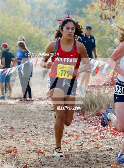 Thumbnail 2 in CIF State Cross Country Championships (Girls D1 Race) photogallery.