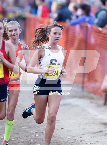 Thumbnail 2 in CIF State Cross Country Championships (Girls D1 Race) photogallery.