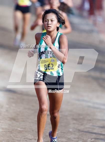 Thumbnail 3 in CIF State Cross Country Championships (Girls D1 Race) photogallery.