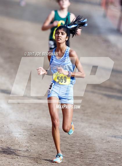 Thumbnail 3 in CIF State Cross Country Championships (Girls D1 Race) photogallery.
