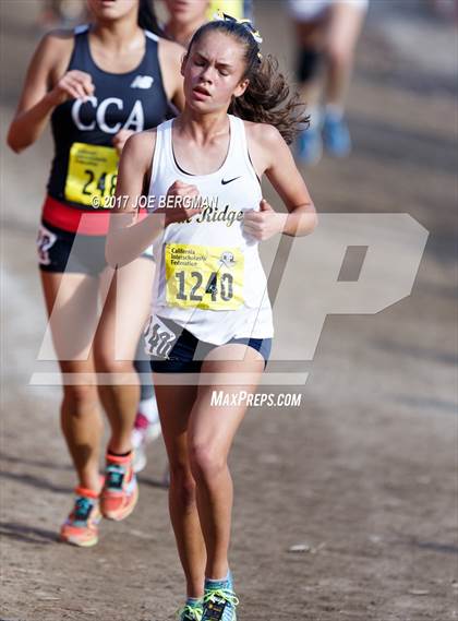 Thumbnail 3 in CIF State Cross Country Championships (Girls D1 Race) photogallery.