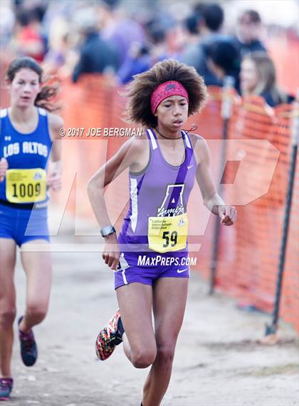 Thumbnail 3 in CIF State Cross Country Championships (Girls D1 Race) photogallery.