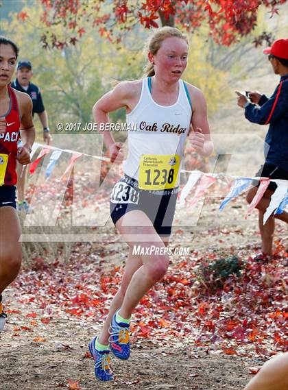 Thumbnail 3 in CIF State Cross Country Championships (Girls D1 Race) photogallery.