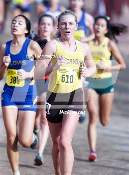 Thumbnail 3 in CIF State Cross Country Championships (Girls D1 Race) photogallery.