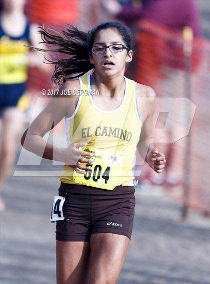 Thumbnail 2 in CIF State Cross Country Championships (Girls D1 Race) photogallery.