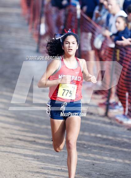 Thumbnail 1 in CIF State Cross Country Championships (Girls D1 Race) photogallery.
