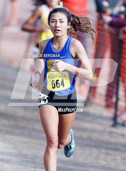 Thumbnail 1 in CIF State Cross Country Championships (Girls D1 Race) photogallery.