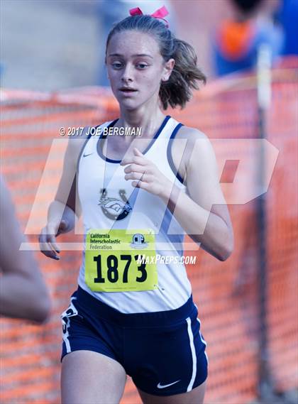 Thumbnail 1 in CIF State Cross Country Championships (Girls D1 Race) photogallery.