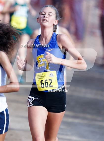 Thumbnail 3 in CIF State Cross Country Championships (Girls D1 Race) photogallery.