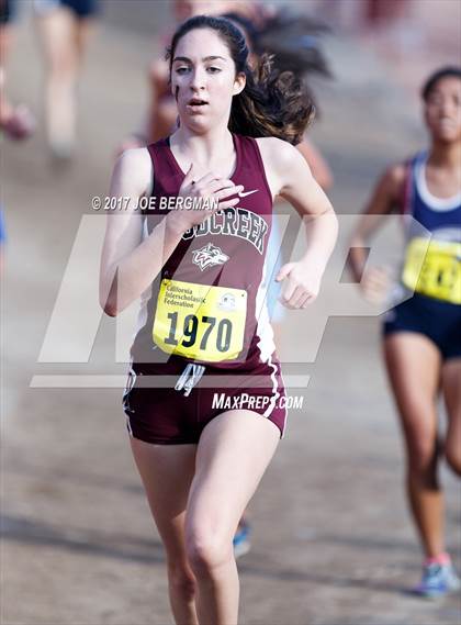 Thumbnail 1 in CIF State Cross Country Championships (Girls D1 Race) photogallery.