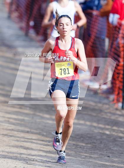 Thumbnail 3 in CIF State Cross Country Championships (Girls D1 Race) photogallery.