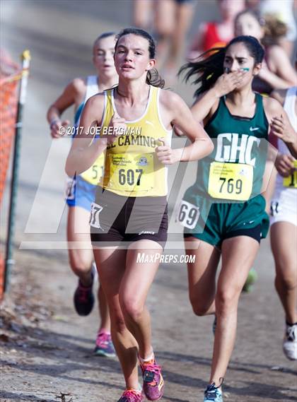 Thumbnail 3 in CIF State Cross Country Championships (Girls D1 Race) photogallery.