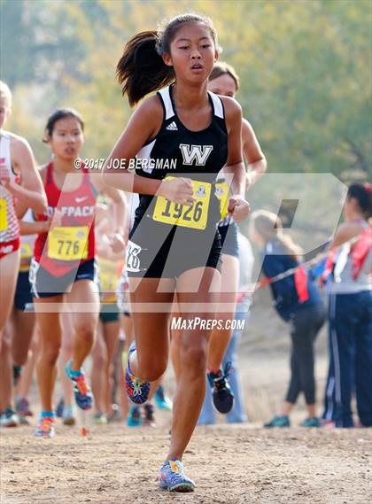 Thumbnail 2 in CIF State Cross Country Championships (Girls D1 Race) photogallery.