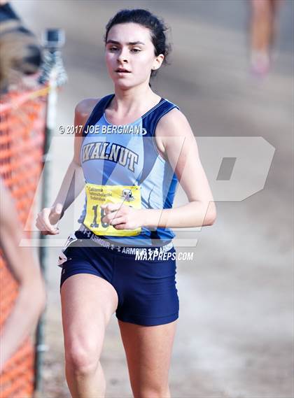Thumbnail 3 in CIF State Cross Country Championships (Girls D1 Race) photogallery.