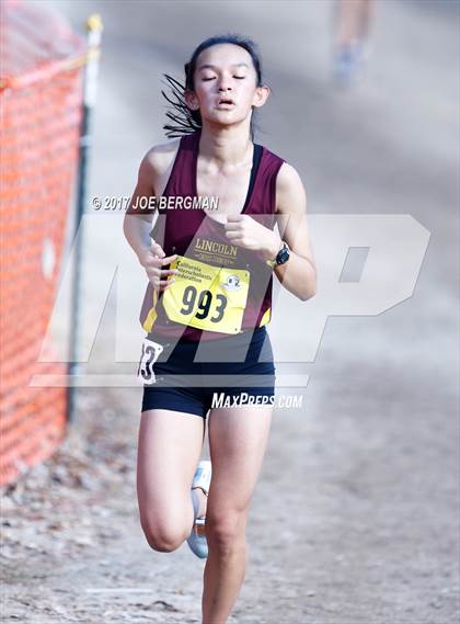 Thumbnail 3 in CIF State Cross Country Championships (Girls D1 Race) photogallery.
