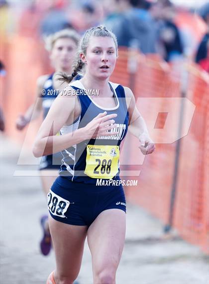 Thumbnail 3 in CIF State Cross Country Championships (Girls D1 Race) photogallery.