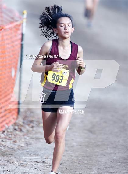 Thumbnail 2 in CIF State Cross Country Championships (Girls D1 Race) photogallery.