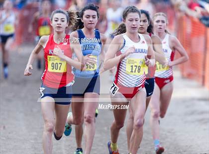 Thumbnail 1 in CIF State Cross Country Championships (Girls D1 Race) photogallery.