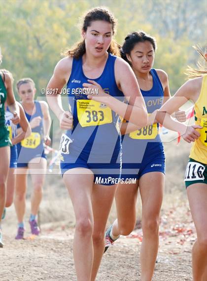 Thumbnail 1 in CIF State Cross Country Championships (Girls D1 Race) photogallery.