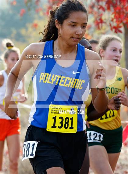 Thumbnail 1 in CIF State Cross Country Championships (Girls D1 Race) photogallery.