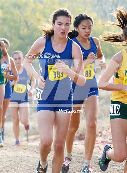 Thumbnail 3 in CIF State Cross Country Championships (Girls D1 Race) photogallery.