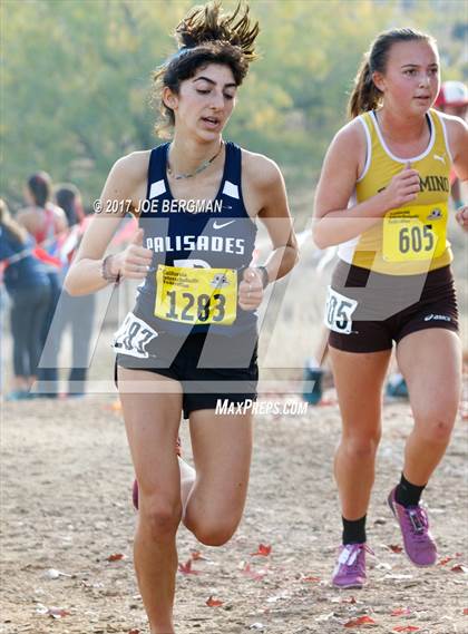 Thumbnail 3 in CIF State Cross Country Championships (Girls D1 Race) photogallery.