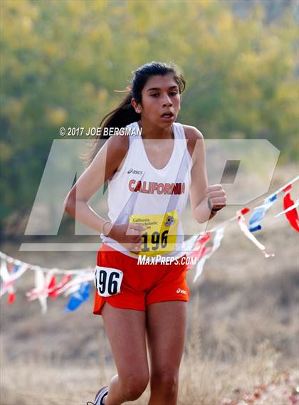 Thumbnail 1 in CIF State Cross Country Championships (Girls D1 Race) photogallery.