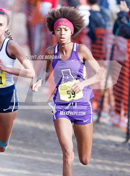 Thumbnail 1 in CIF State Cross Country Championships (Girls D1 Race) photogallery.