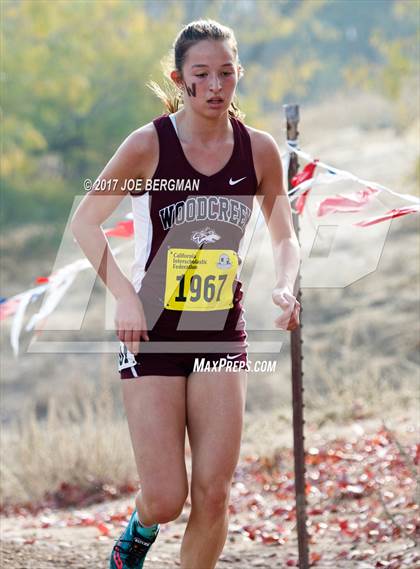 Thumbnail 1 in CIF State Cross Country Championships (Girls D1 Race) photogallery.