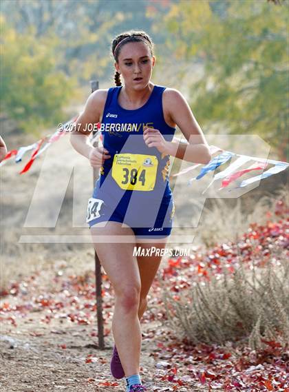 Thumbnail 2 in CIF State Cross Country Championships (Girls D1 Race) photogallery.