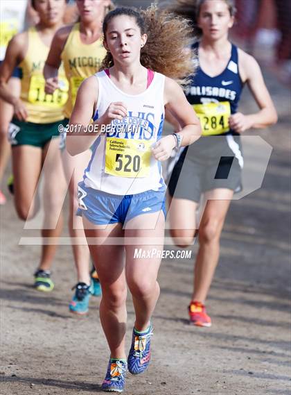 Thumbnail 2 in CIF State Cross Country Championships (Girls D1 Race) photogallery.