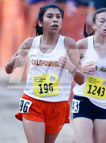 Thumbnail 2 in CIF State Cross Country Championships (Girls D1 Race) photogallery.