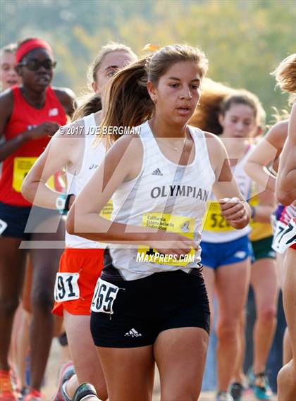 Thumbnail 3 in CIF State Cross Country Championships (Girls D1 Race) photogallery.