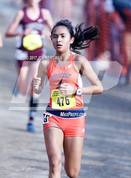 Thumbnail 2 in CIF State Cross Country Championships (Girls D1 Race) photogallery.