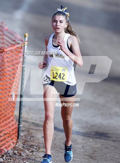 Thumbnail 1 in CIF State Cross Country Championships (Girls D1 Race) photogallery.