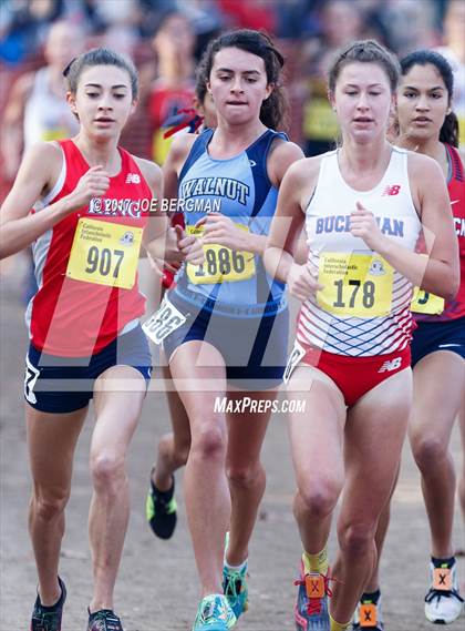 Thumbnail 2 in CIF State Cross Country Championships (Girls D1 Race) photogallery.