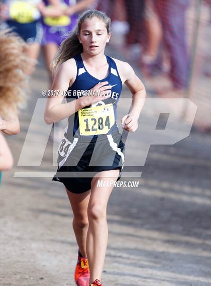 Thumbnail 1 in CIF State Cross Country Championships (Girls D1 Race) photogallery.