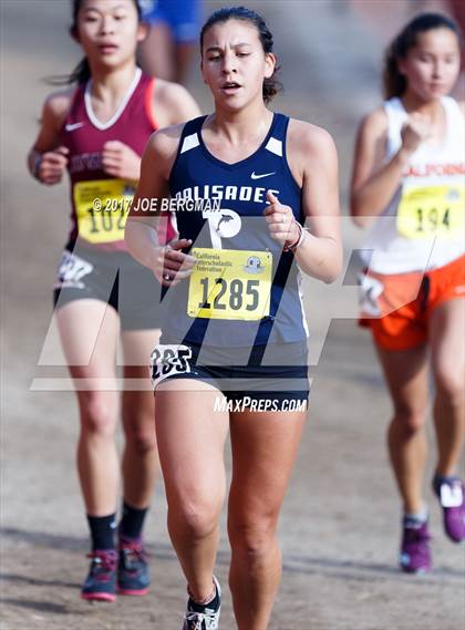 Thumbnail 1 in CIF State Cross Country Championships (Girls D1 Race) photogallery.