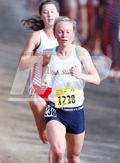 Thumbnail 1 in CIF State Cross Country Championships (Girls D1 Race) photogallery.