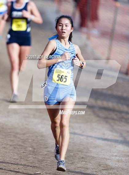 Thumbnail 3 in CIF State Cross Country Championships (Girls D1 Race) photogallery.