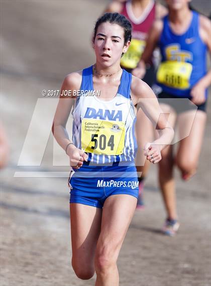 Thumbnail 1 in CIF State Cross Country Championships (Girls D1 Race) photogallery.