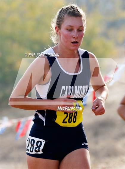 Thumbnail 3 in CIF State Cross Country Championships (Girls D1 Race) photogallery.