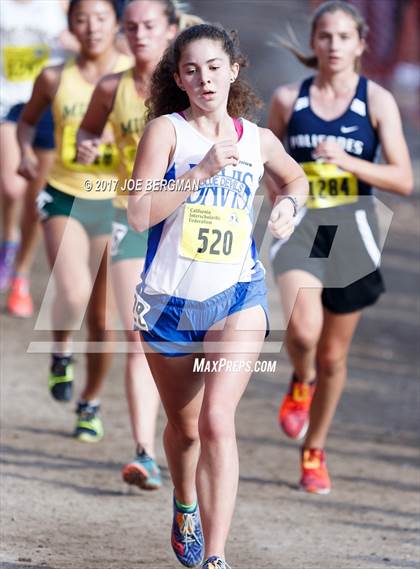 Thumbnail 3 in CIF State Cross Country Championships (Girls D1 Race) photogallery.