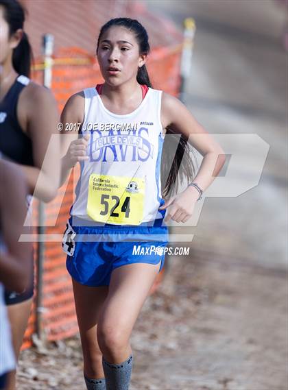 Thumbnail 2 in CIF State Cross Country Championships (Girls D1 Race) photogallery.